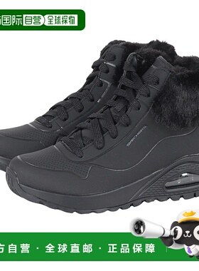 日本直邮Skechers斯凯奇 Uno Rugged 舒适百搭 短靴 女款 黑色
