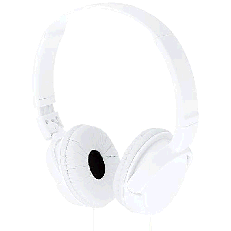 【日本直邮】SONY索尼MDR-ZX110 W戴式耳机重低音炮带麦克耳机白