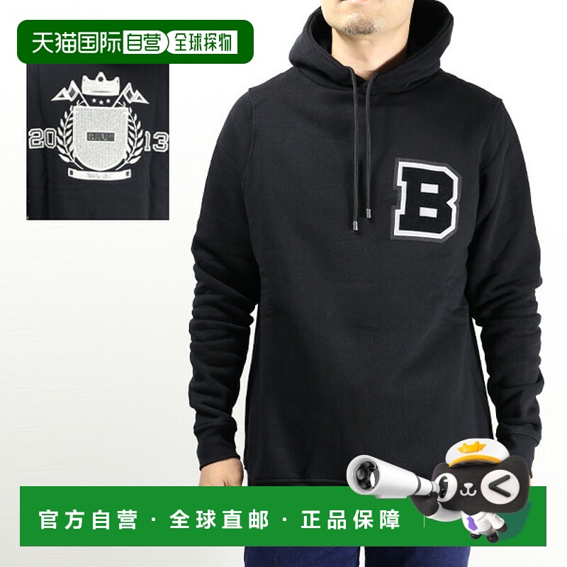 日本直邮BALR. Olaf Straight Trophy 连帽衫带刺绣徽标的套头连B