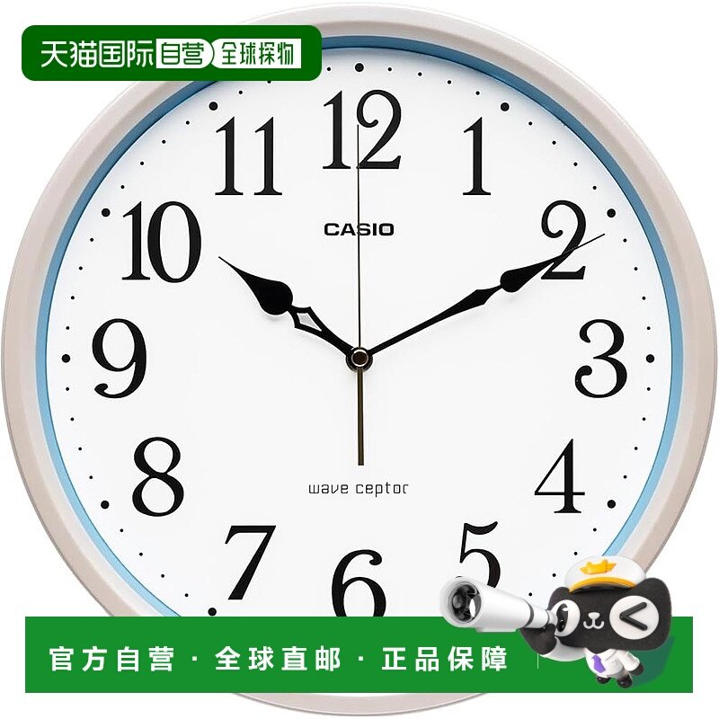 【日本直邮】Casio卡西欧 壁挂钟 珍珠白色 IQ-350AMJ-7JF新款