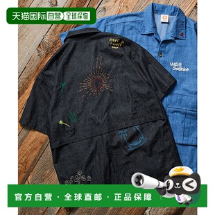 日本直邮Jonas Claesson男女同款刺绣休闲旅行衬衫 1006393900001