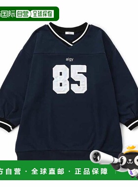 1h可退 日本直邮官方授权 ALGY 编号迷你连衣裙 日本童装