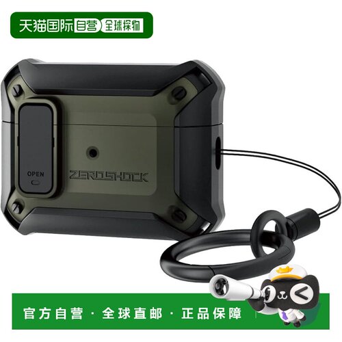 【日本直邮】ELECOM AirPods Pro2代 ZEROSHOCK 壳 AVA-AP4ZEROLK