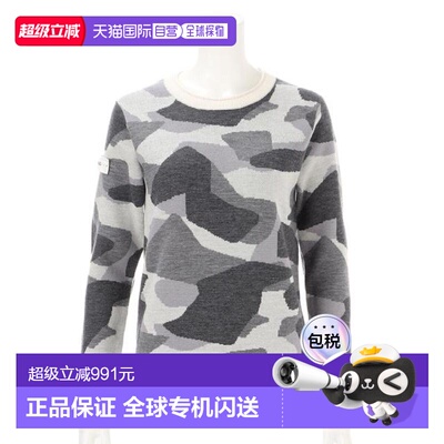 日本直邮BRIEFING 迷彩防护圆领针织衫[BRG223W43000] 女士高尔夫