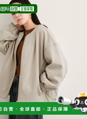 1h可退 日本直邮LE CERCLE par rope' 女装 半高领拼接外套 宽松