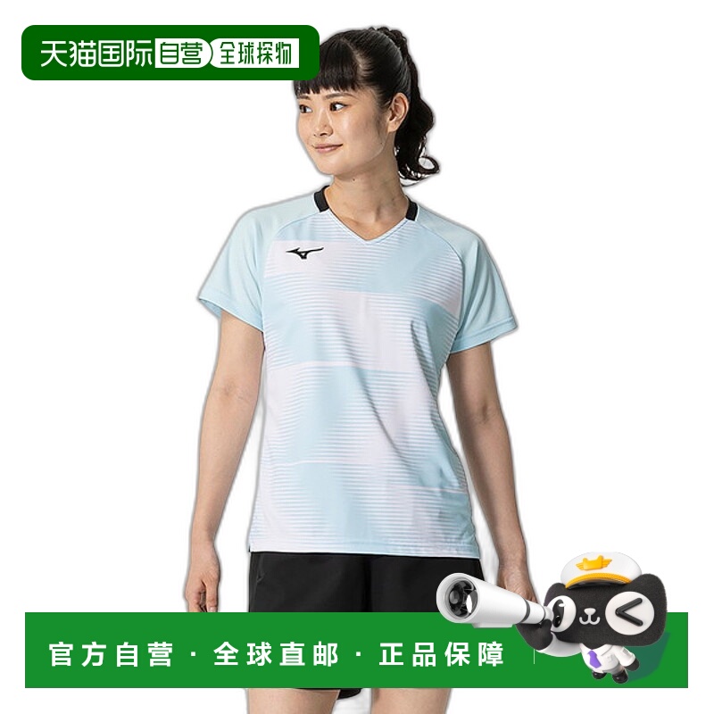 日本直邮MIZUNO 比赛衬衫球拍运动女式比赛服 62JAB20318