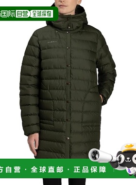 【日本直邮】猛犸象 长款羽绒服 亚洲版女款 深苔绿色 1013-02920