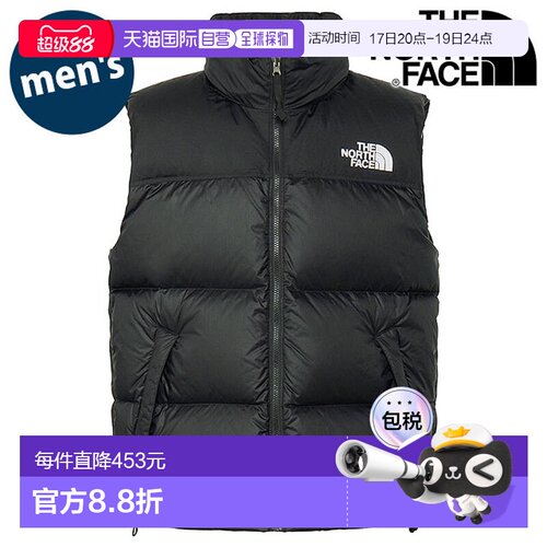 日本直邮THE NORTH FACE Nuptse 背心 [ND92557-K FW25] 男士 TNF