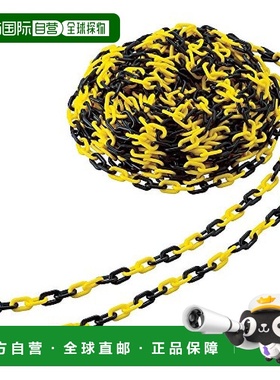 【日本直邮】TRUSCO 塑料链 8MMX30M 黄色/黑色TPC-8YB