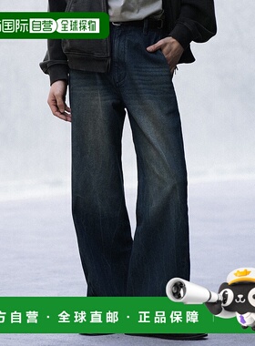 1h可退 日本直邮WYM LIDNM 男女同款微喇叭牛仔裤 WYpt1332直筒裤