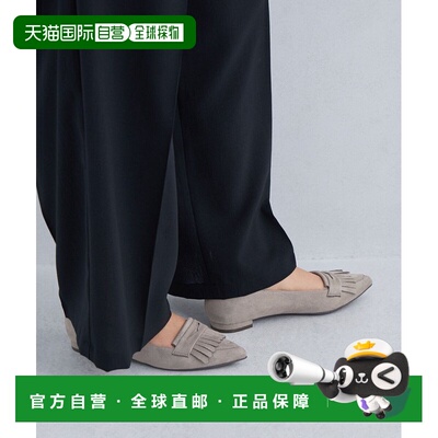 日本直邮Pointed Quilt Flat Shoes 拨水平底鞋浅口鞋女鞋款