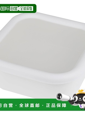 【日本直邮】Pearl Metal珍珠金属  食物保鲜盒 白色 570ml  HB-4