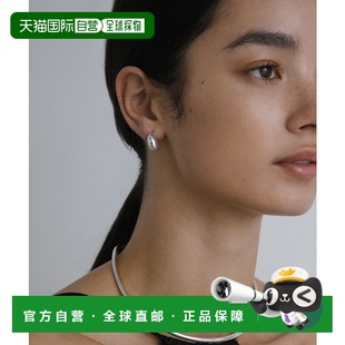 SILVER925材质 1h可退 简约光感耳钉 女士 URA72LD 日本直邮DECOR