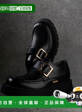 1h可退 日本直邮ADRER男女同款6.5cm乐福鞋 牛床革U型鞋头金属扣