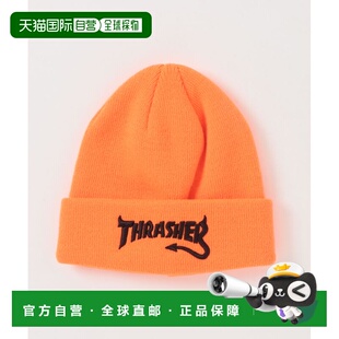 1h可退 日本直邮THRASHER 儿童 25周年纪念款针织帽 25THN50K