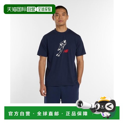 日本直邮New Balance MT61V7X5TNV 全卫衣图案T 上衣 [008843014]