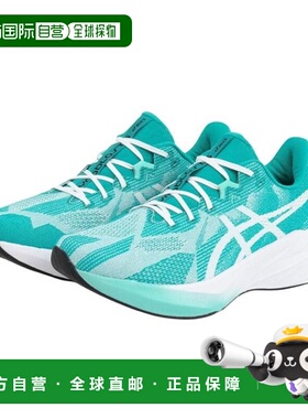 日本直邮ASICS 白色蓝色跑步运动鞋 [1011B983]亚瑟士