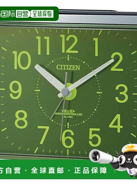 【日本直邮】Rhythm丽声 闹钟 灰色CITIZEN 4RL434-008