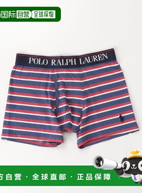 日本直邮Polo Ralph Lauren 男士 有机棉弹力条纹平角内裤 RM3D10