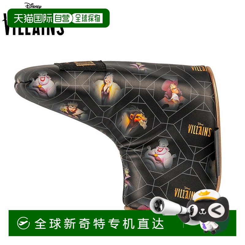 日本直邮迪士尼反派高尔夫球杆套 推杆套 针型 73223-430-101 迪