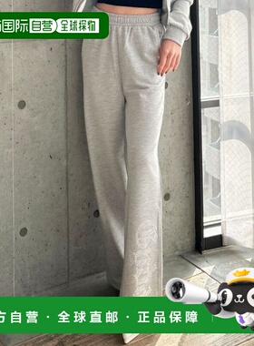 日本直邮GYDA 女装 银光闪粉阔腿裤 罗马石logo设计 0726107371