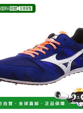 【日本直邮】Mizuno美津浓 田径计时跑鞋蓝色×白×橙色 27 cm 2E