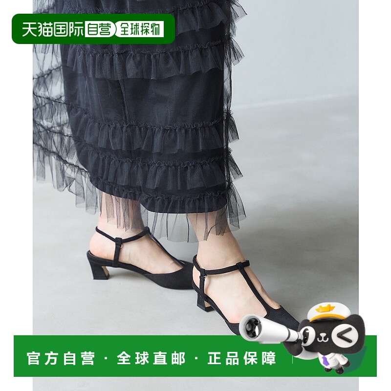 1h可退 日本直邮Le Talon女装4cmT字带女士 pumps 美足设计舒适跟