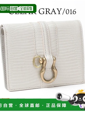 日本直邮TOFF&LOADSTONE 钱包 01462 玫瑰花饰折叠双折纤薄蜥蜴皮