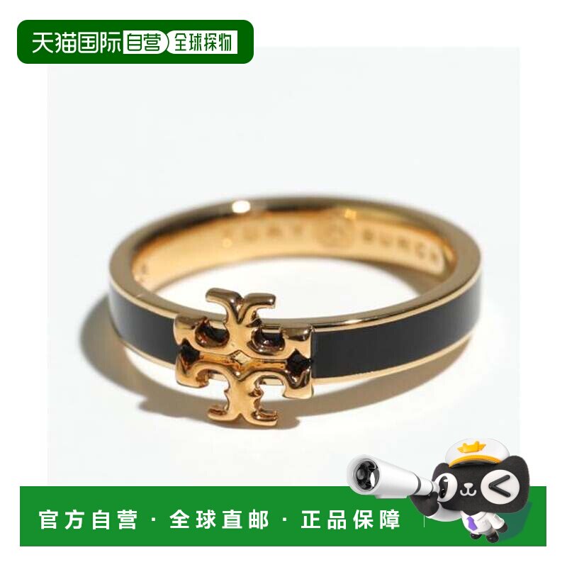 日本直邮KIRA ENAMEL 戒指 720/TORY-GOLD/BLACK 金色黑色