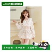 日本直邮日潮 2013 Liz Lisa珠宝蝴蝶结刺绣水手领罗纹上衣451