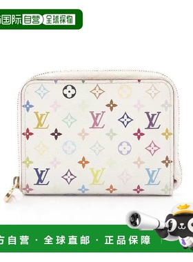 日本直邮中古LV路易威登女B级9新coin purse零钱包涂层/防水帆布