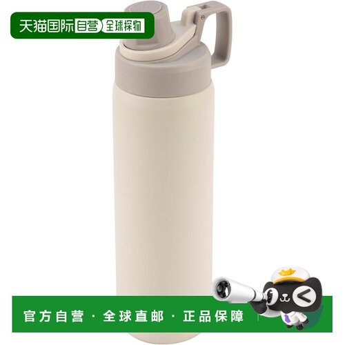 【日本直邮】鹿牌 不锈钢保冷水壶900ml沙色UE-3656