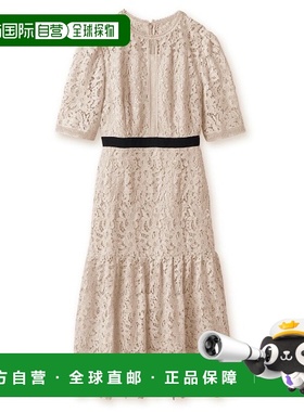 1h可退 日本直邮CELFORD 女士花卉图案蕾丝连衣裙 CWFO259301