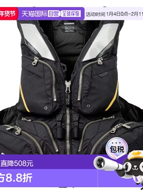 日本直邮Shimano 救生衣 Nexus 漂浮背心 M 黑色 VF-120W