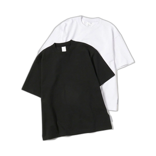 1h可退 日本直邮Somewhere in Tokyo 男士2件装T恤 白色和黑色 厚