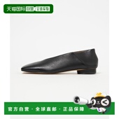 日本直邮Odette 方头平底软皮鞋 1h可退 Odile 女士 金属光泽