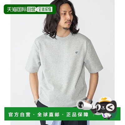 日本直邮SHIPS 抗菌防臭居家办公商务款印花logo连帽T恤 SH8611EM
