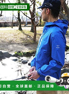 【日本直邮】Mizuno美津浓 男女兼用雨衣 蓝色 XL  B2JE0A01外套