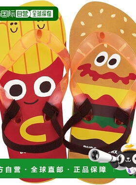 【日本直邮】Skater 儿童沙滩凉鞋 17 cm Burger Conks 23 SDBE17