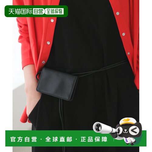 日本直邮SLOBE IENA 女士 皮革风罗纹腰带配卡包 26099913000130