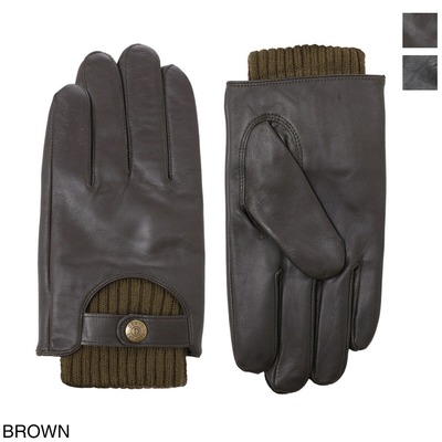 日本直邮Dents 男士 5 9209 棕色 International Buxton Hairseep