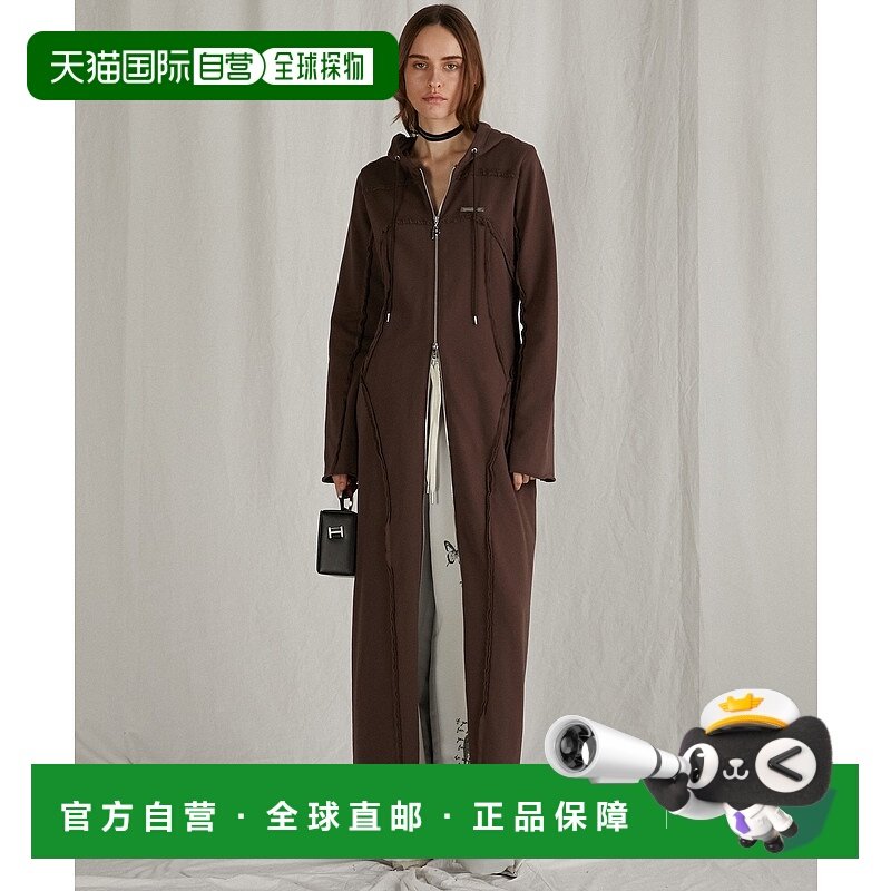 1h可退 日本直邮PRANK PROJECT 女士连帽拉链卫衣连衣裙 31242265