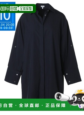 日本直邮LOEWE 衬衫裙 黑色 女士 S359y09xja 5110