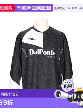 日本直邮DALPONTE 升华印花长袖球衣足球青少年款DPZ0440J-黑色