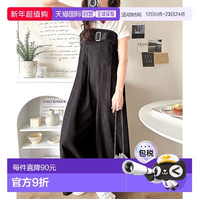 日本直邮Classical Elf 当季版型可双向穿着牛仔吊带裙 C04519EW0