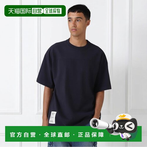 日本直邮BASIC HEAVYWEIGHT S/S FOOTBALL T-SHIRT 足球T恤 深蓝