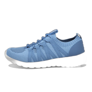 日本直邮MOZ莫兹 一脚蹬女士针织运动鞋休闲运动健身房橡胶鞋带