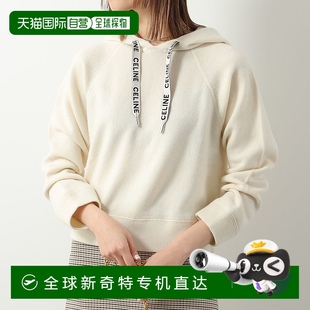 毛 日本直邮CELINE 派克大衣 2A20Z402P.01OW 女士针织套头连帽衫