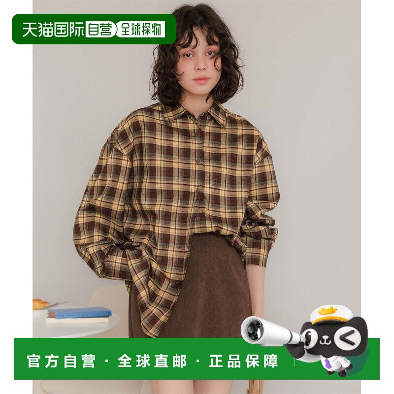 日本直邮titivate 女装 多穿法格纹 Overshirt 衬【付后1h可退】