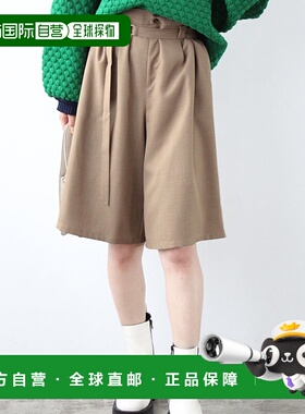 日本直邮GeeRA 带腰带短裤套装 R04609EW12078 短裤